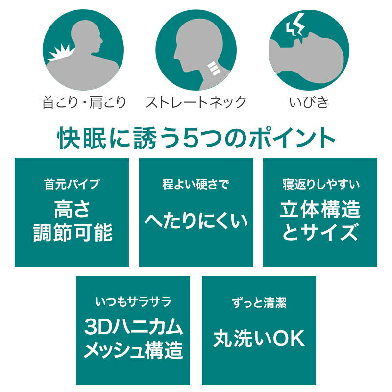 ストレートネック枕カバーセット 人気セット 枕 まくら 肩こり 首こり 頸椎サポート 頭痛 寝返り おすすめ 快眠枕 安眠枕 高さ調整枕 いびき対策 ピロー 冷感 ひんやり 瞬間冷却 冷たい 抗菌 防臭 防カビ SEK認証 洗える 無料 ラッピング ギフト プレゼント 洗える枕