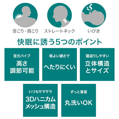 ストレートネック枕カバーセット 人気セット 枕 まくら 肩こり 首こり 頸椎サポート 頭痛 寝返り おすすめ 快眠枕 安眠枕 高さ調整枕 いびき対策 ピロー 冷感 ひんやり 瞬間冷却 冷たい 抗菌 防臭 防カビ SEK認証 洗える 無料 ラッピング ギフト プレゼント 洗える枕