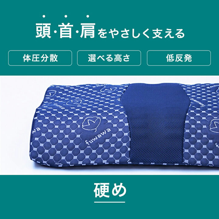 ストレートネック 枕 肩こり 首こり まくら マクラ 体圧分散枕＋専用カバーセット 高さ調節可能 体圧分散凸凹型枕 首こり対策 いびき対策 高さ調整枕 ストレートネック対策 頸椎サポート 安眠枕