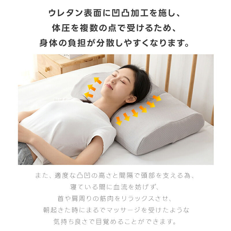 枕 高反発 体圧分散枕 まくら ストレートネック 枕 矯正枕 横向き 枕 マクラ 肩こり 首こり 解消グッズ 高さ調整枕 まくら 頭痛 いびき対策 安眠 通気性 吸汗性 保温性枕 高め 高反発 硬め 60×42cm 誕生日 プレゼント お中元