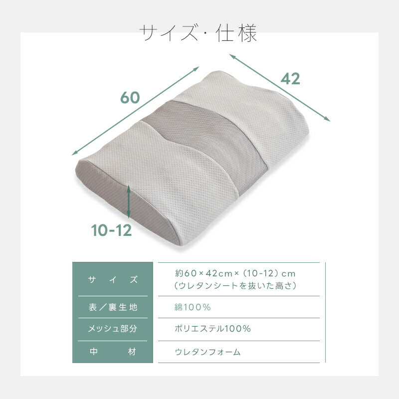 枕 高反発 体圧分散枕 まくら ストレートネック 枕 矯正枕 横向き 枕 マクラ 肩こり 首こり 解消グッズ 高さ調整枕 まくら 頭痛 いびき対策 安眠 通気性 吸汗性 保温性枕 高め 高反発 硬め 60×42cm 誕生日 プレゼント お中元