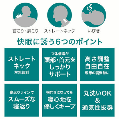 枕 まくら マクラ プレミアムストレートネック枕 パイプ枕 綿100％ 通気性 吸汗 高さ調整 洗える ストレートネック 肩こり 首こり 頸椎サポート ギフト プレゼント お中元