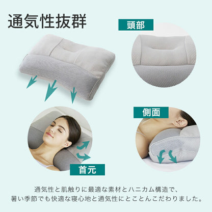 枕 まくら マクラ プレミアムストレートネック枕 パイプ枕 綿100％ 通気性 吸汗 高さ調整 洗える ストレートネック 肩こり 首こり 頸椎サポート ギフト プレゼント お中元