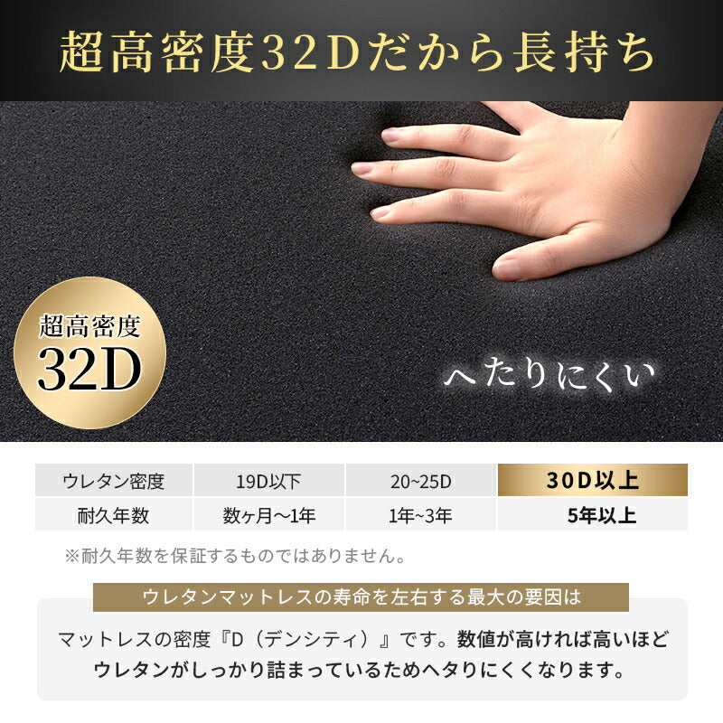 マットレス 高反発 厚さ5cm/3cm シングル 竹炭 抗菌消臭 洗えるカバー 高密度 32D 硬い 硬め 180N 寝返り 体圧分散 高反発マットレス マットレストッパー トッパー 滑り止め 軽量 持ち運び 敷布団 敷き布団 一人暮らし 来客用 新生活