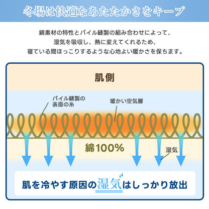 敷きパッド 綿100% シングル タオル地 無地 ストライプ ベッドパッド コットン パイル地 敷パット セミダブル ダブル 収縮加工 抗菌防臭 防ダニ加工 敷パッド オールシーズン 吸水速乾 洗える ゴム付 ふわふわ マットレスパッド 新生活