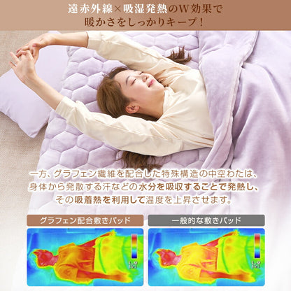 敷きパッド あったか フランネル ふわふわ 冬 シングル セミダブル ダブル 敷パッド 敷きパット 敷き毛布 ベッドパッド パッドシーツ マットレスパッド マイクロファイバー プレミアムフランネル 暖かい 抗菌 洗える