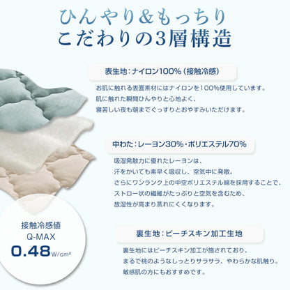 ボックスシーツ 夏用 ひんやり シングル 接触冷感 Q-max0.48 敷きパッド パッド一体型ボックスシーツ 洗える セミダブル ダブル 吸水速乾 吸湿 放湿 通気性 シーツ 一体型 全周ゴム ベッドカバー マットレスカバー 冷感寝具 夏