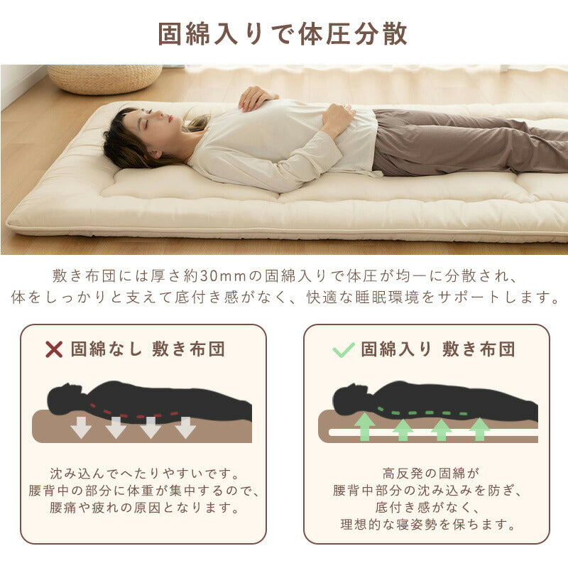 布団セット 高反発マットレス付き 高密度固綿入り 中綿増量 ほこり出にくい シングル 洗える 4点セット 7点セット 抗菌 低ホルムアルデヒド 掛布団 敷布団 枕 収納ケース 掛敷セット コンパクト 来客用 学生寮 民泊 一人暮らし