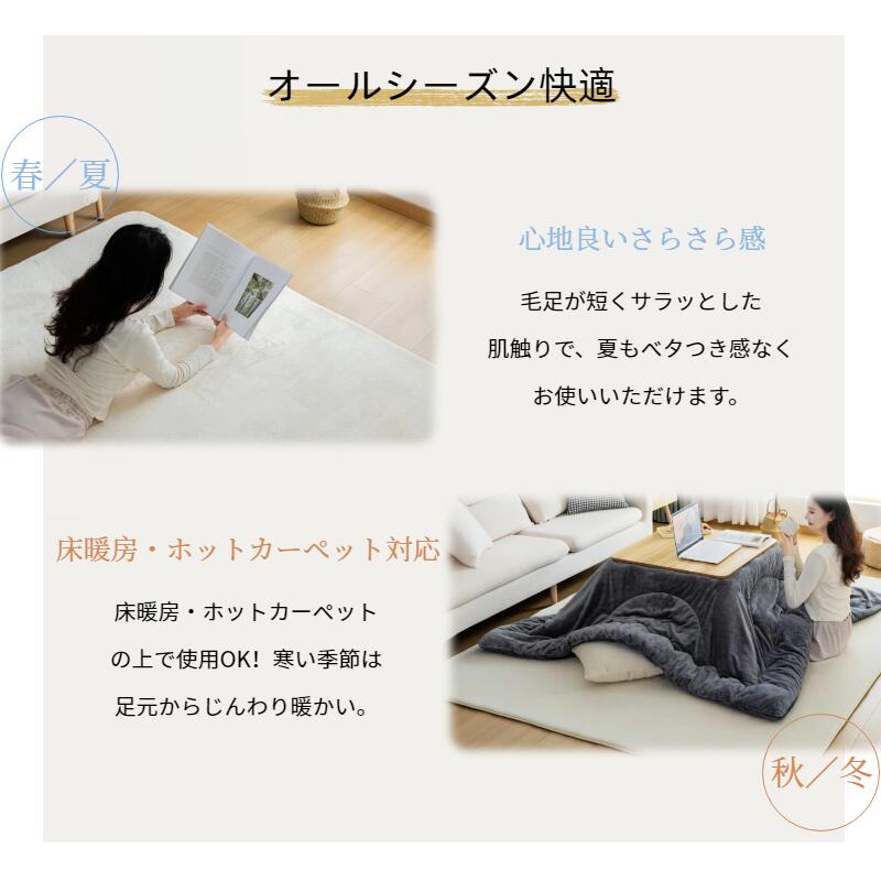 高反発 ラグ ラグマット カーペット 厚手 極厚 25mm オシャレ リビング 冬用 オールシーズン 1.5畳 2畳 3畳 4畳 床暖房対応 ホットカーペット対応 滑り止め付き 遮音 防音 長方形 四角 高反発ラグ ラグマット 絨毯 北欧 竹炭入り 抗菌 消臭