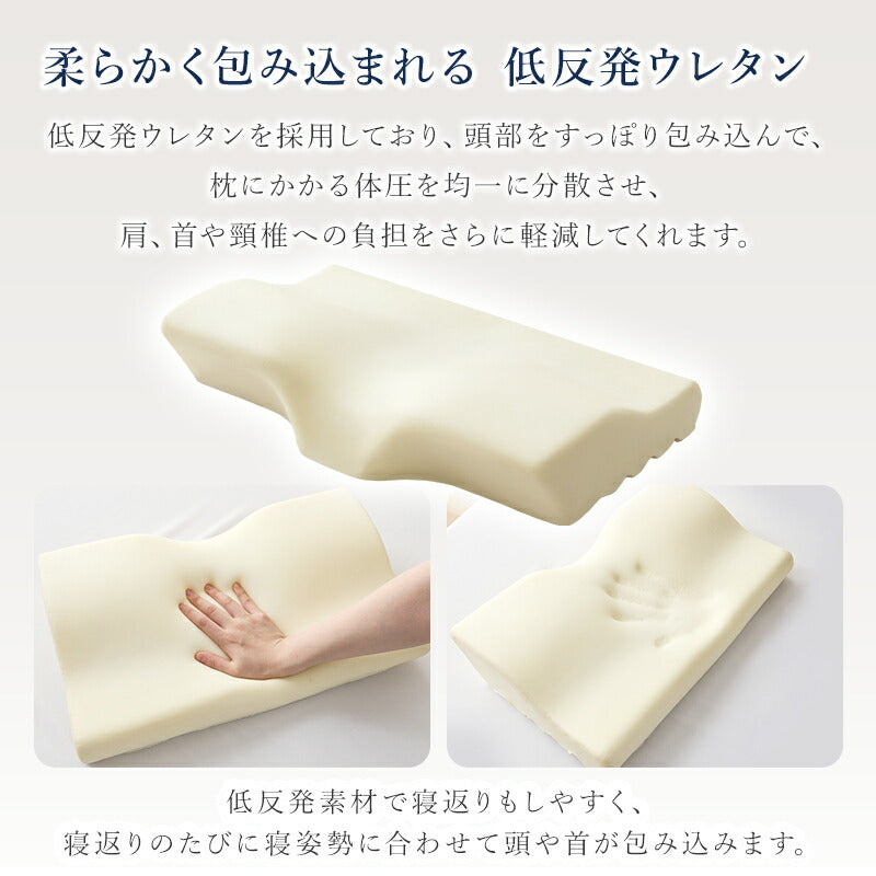 枕 低反発 ストレートネック 矯正枕 抗菌防臭 理学療法士推奨 まくら マクラ 洗えるカバー 綿100%カバー 高さ選択可 安眠枕 快眠枕 通気 いびき改善 横向き うつぶせ寝 寝返り 肩こり 首こり 低め 高め ウレタン 洗える プレゼント